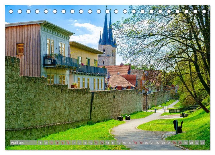 Produktbild: Ein Blick auf M&uuml;hlhausen in Th&uuml;ringen (Tischkalender 2026 DIN A5 quer), CALVENDO Monatskalender