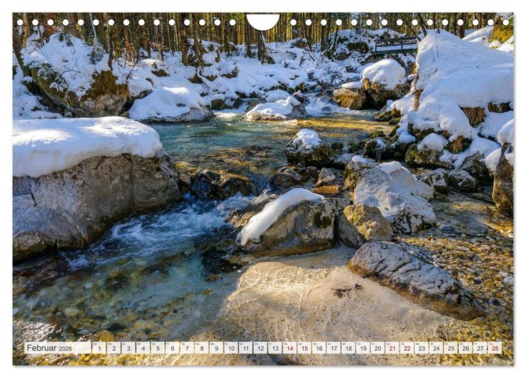 Produktbild: Unterwegs im Bergsteigerdorf Ramsau (Wandkalender 2026 DIN A4 quer), CALVENDO Monatskalender