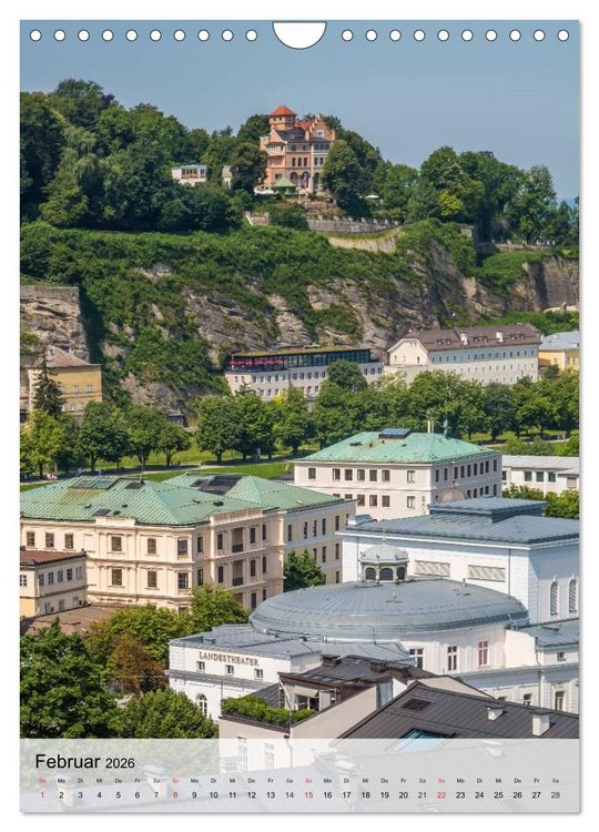 Produktbild: SALZBURG Grandiose Ausblicke (Wandkalender 2026 DIN A4 hoch), CALVENDO Monatskalender