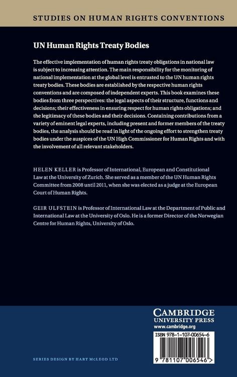 Produktbild: UN Human Rights Treaty Bodies