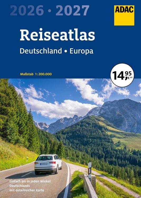 Bild vom Artikel ADAC Reiseatlas 2026/2027 Deutschland 1:200.000, Europa 1:4,5 Mio. vom Autor 