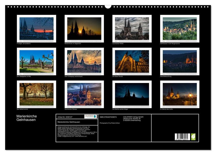 Produktbild: Marienkirche Gelnhausen (Wandkalender 2026 DIN A2 quer), CALVENDO Monatskalender
