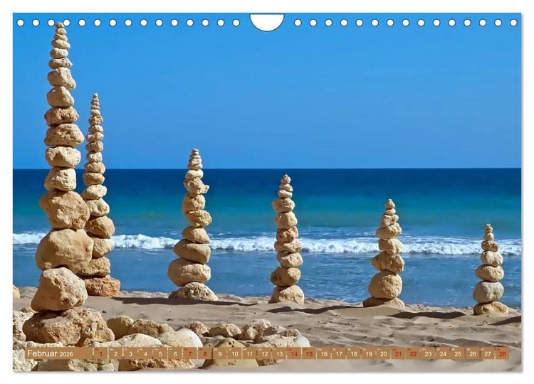 Produktbild: Balance des Steins (Wandkalender 2026 DIN A4 quer), CALVENDO Monatskalender