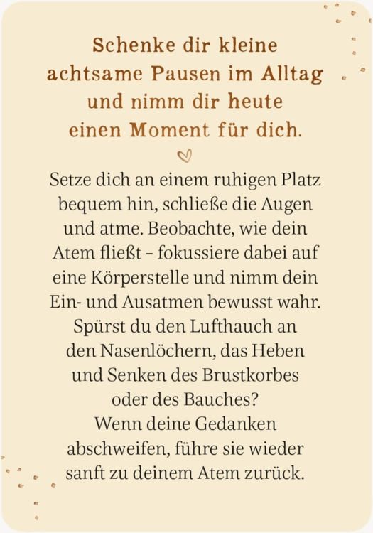 Produktbild: Der Moment ist dein Leben - Achtsamkeitskarten f&uuml;r zwischendurch