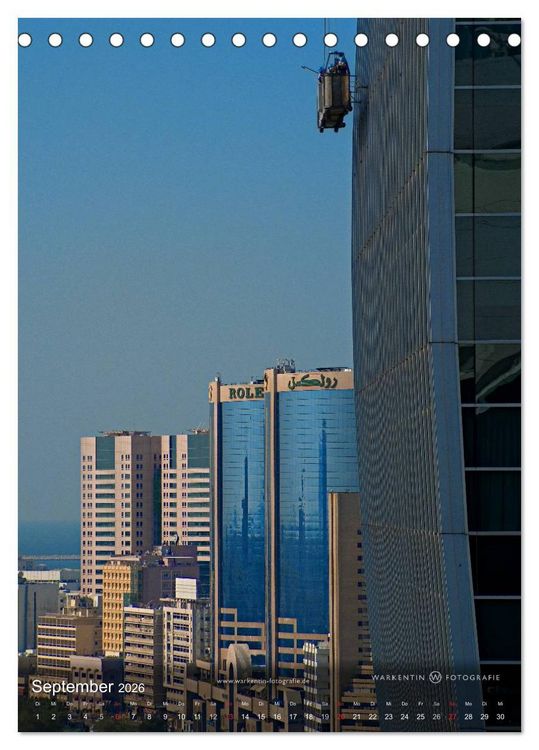 Produktbild: Grenzenloses Dubai (Tischkalender 2026 DIN A5 hoch), CALVENDO Monatskalender