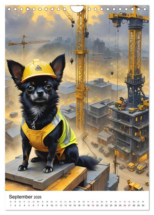 Produktbild: Chihuahua Karrieren (Wandkalender 2026 DIN A4 hoch), CALVENDO Monatskalender