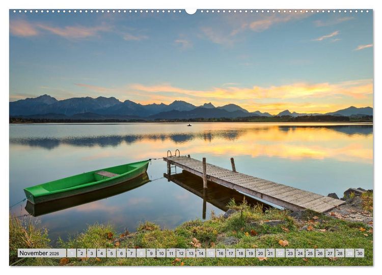 Produktbild: Wundersch&ouml;nes Bayern (Wandkalender 2026 DIN A2 quer), CALVENDO Monatskalender