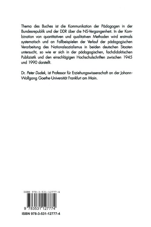 Produktbild: &bdquo;Der R&uuml;ckblick auf die Vergangenheit wird sich nicht vermeiden lassen&ldquo;