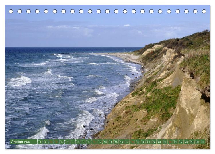Produktbild: Die Ostsee (Tischkalender 2026 DIN A5 quer), CALVENDO Monatskalender