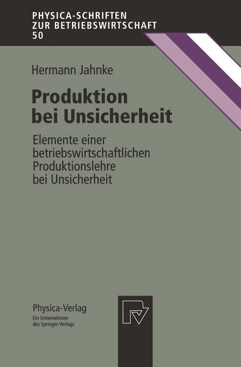 Produktbild: Produktion bei Unsicherheit