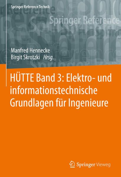 Produktbild: H&Uuml;TTE Band 3: Elektro- und informationstechnische Grundlagen f&uuml;r Ingenieure