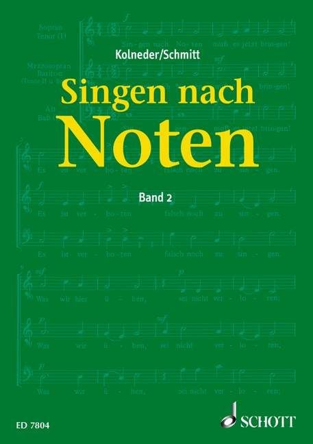 Produktbild: Singen nach Noten. Band 2