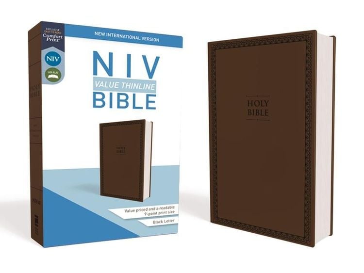 Produktbild: NIV, Value Thinline Bible, Imitation Leather, Brown