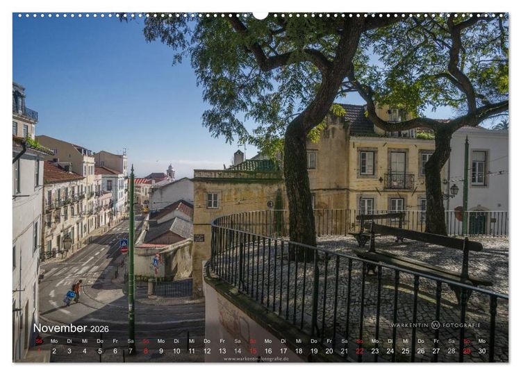 Produktbild: Zauberhaftes Lissabon (Wandkalender 2026 DIN A2 quer), CALVENDO Monatskalender