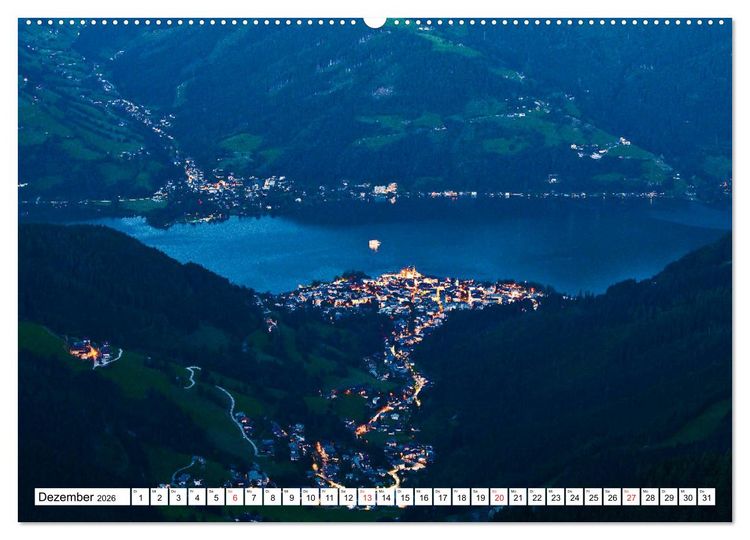 Produktbild: Der Zeller See im sch&ouml;nen Salzburger Land (Wandkalender 2026 DIN A2 quer), CALVENDO Monatskalender