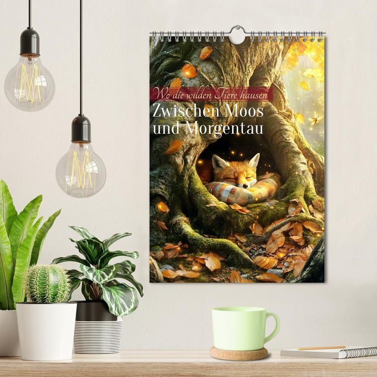 Produktbild: Zwischen Moos und Morgentau (Wandkalender 2026 DIN A4 hoch), CALVENDO Monatskalender