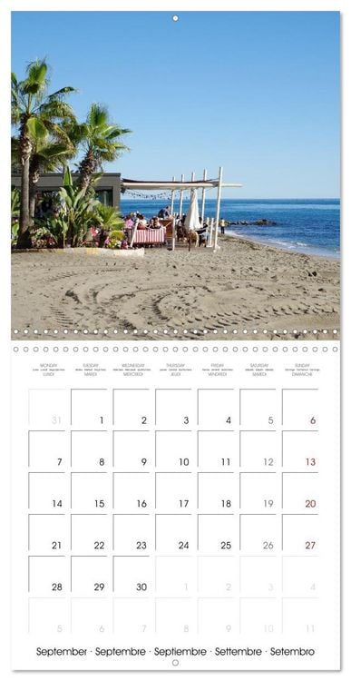 Produktbild: Marbella - Chic and Charming (Wall Calendar 2026 12 &times; 12 Inch) CALVENDO 12 Month Wall Calendar