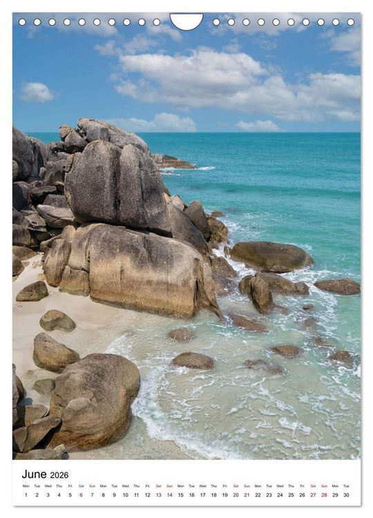 Produktbild: South East Asian Beaches (Wall Calendar 2026 DIN A4 portrait), CALVENDO 12 Month Wall Calendar
