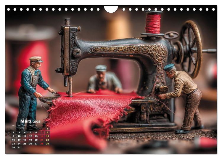 Produktbild: Miniatur - Atelier (Wandkalender 2026 DIN A4 quer), CALVENDO Monatskalender