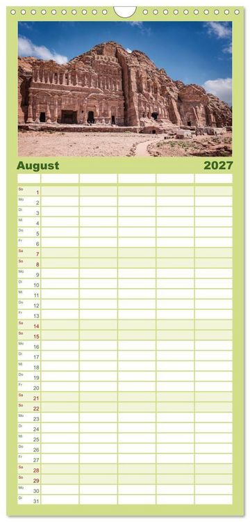 Produktbild: Familienplaner 2027 - Petra Impressionen mit 5 Spalten (Wandkalender, 21 x 45 cm) CALVENDO
