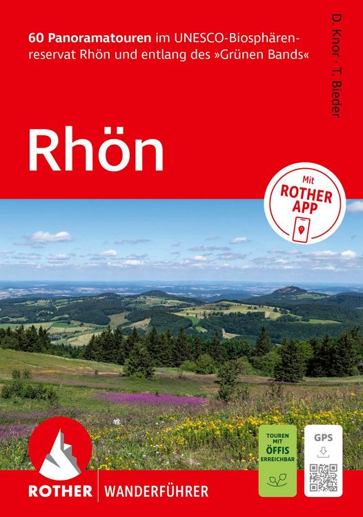 Produktbild: ROTHER Wanderf&uuml;hrer Rh&ouml;n. 60 Panoramatouren im UNESCO-Biosph&auml;renreservat Rh&ouml;n und entlang des &raquo;Gr&uuml;nen Bands&laquo;
