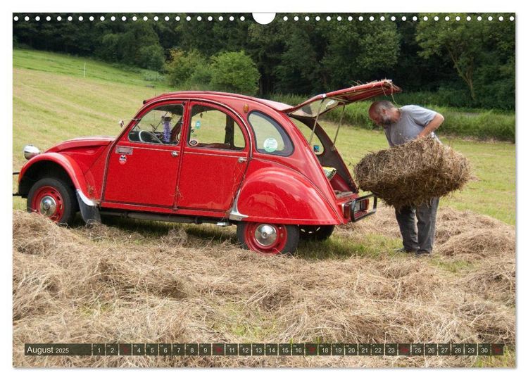 Produktbild: Citro&euml;n 2CV - Ente rot (Wandkalender 2025 DIN A3 quer), CALVENDO Monatskalender