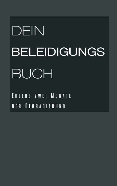 Produktbild: Dein Beleidigungsbuch