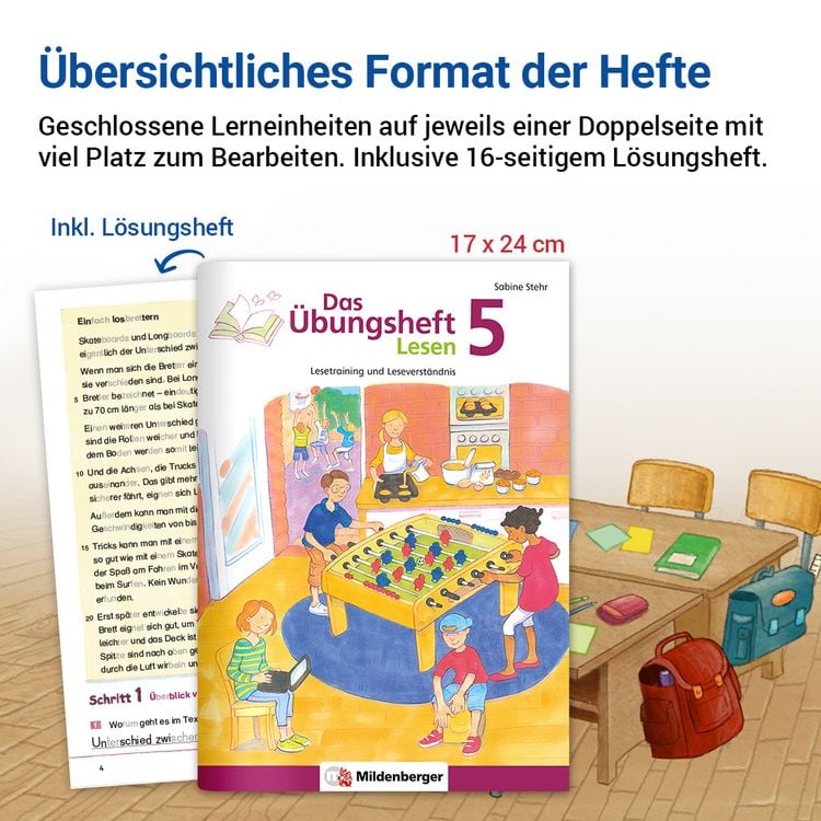 Produktbild: Das &Uuml;bungsheft Lesen 5