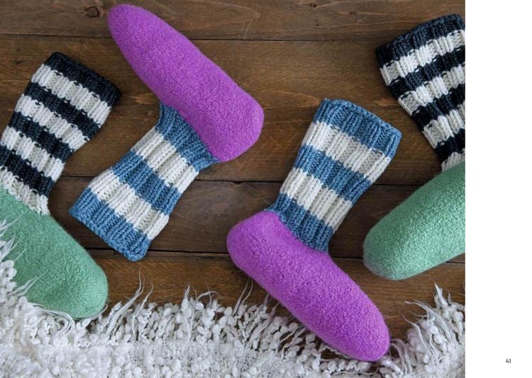 Produktbild: Hausschuhe stricken & filzen