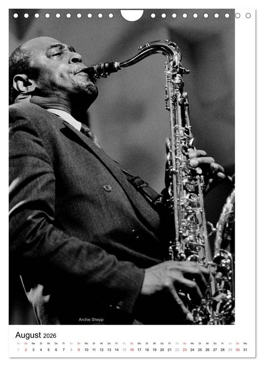 Produktbild: Jazz live (Wandkalender 2026 DIN A4 hoch), CALVENDO Monatskalender