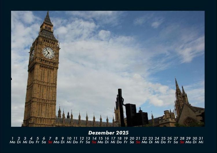 Produktbild: London 2025 Fotokalender DIN A4