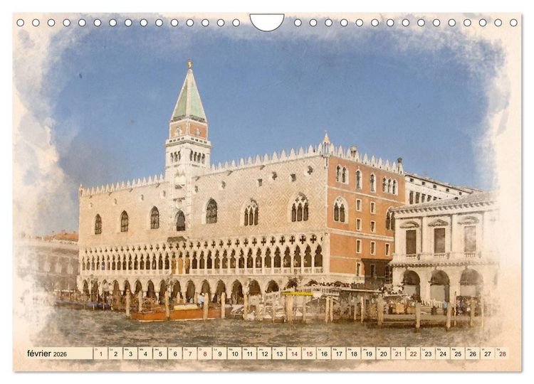 Produktbild: Venise l'&eacute;ternelle (Calendrier mural 2026 DIN A4 vertical), CALVENDO calendrier mensuel