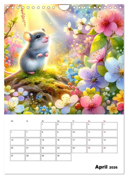 Produktbild: M&auml;usespuren (Wandkalender 2026 DIN A4 hoch), CALVENDO Monatskalender