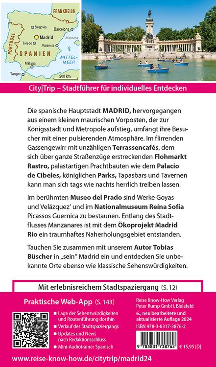 Produktbild: Reise Know-How CityTrip Madrid