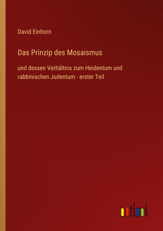 Produktbild: Das Prinzip des Mosaismus