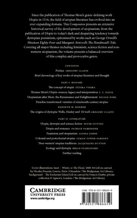 Produktbild: The Cambridge Companion to Utopian Literature