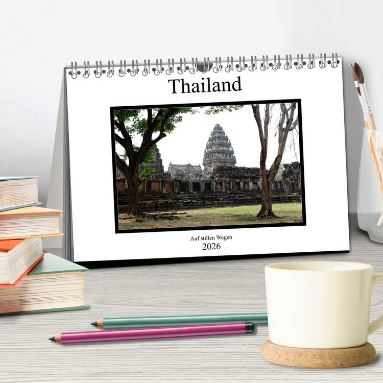 Produktbild: Thailand - auf stillen Wegen (Tischkalender 2026 DIN A5 quer), CALVENDO Monatskalender