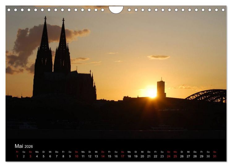 Produktbild: K&ouml;lner Spitzen (Wandkalender 2026 DIN A4 quer), CALVENDO Monatskalender