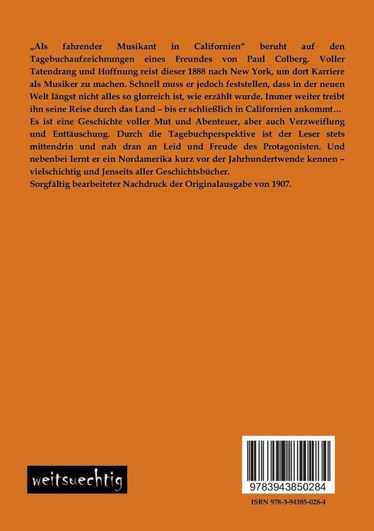 Produktbild: Als fahrender Musikant in Californien