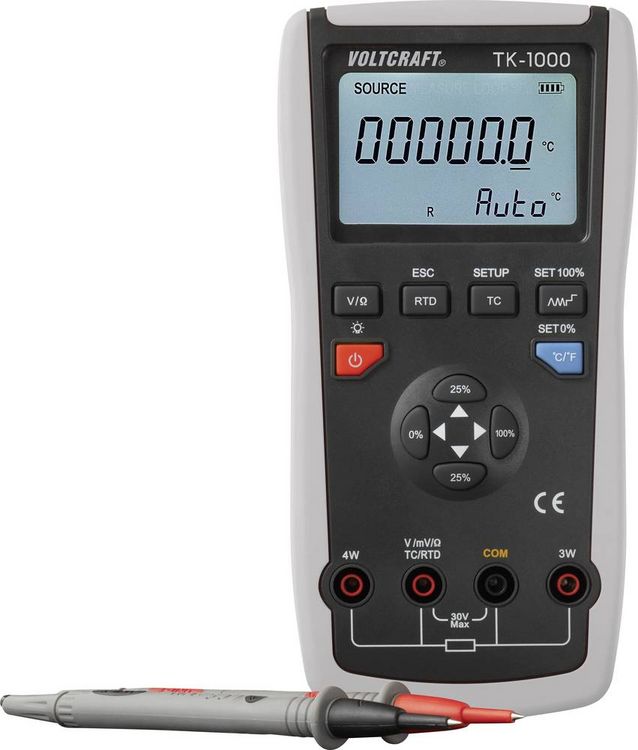 Produktbild: VOLTCRAFT TK-1000 Kalibrator Temperatur, Spannung