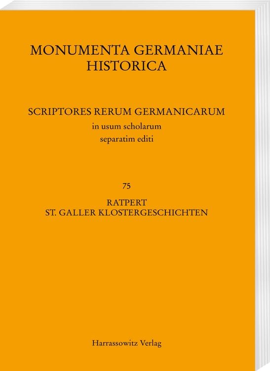 Produktbild: Ratpert, St. Galler Klostergeschichten (Casus sancti Galli)