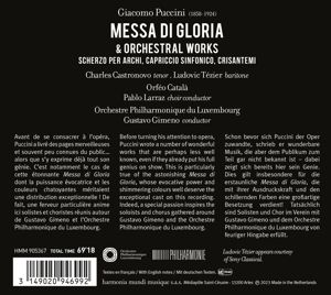 Produktbild: Puccini: Messa di gloria & Orchestral Works