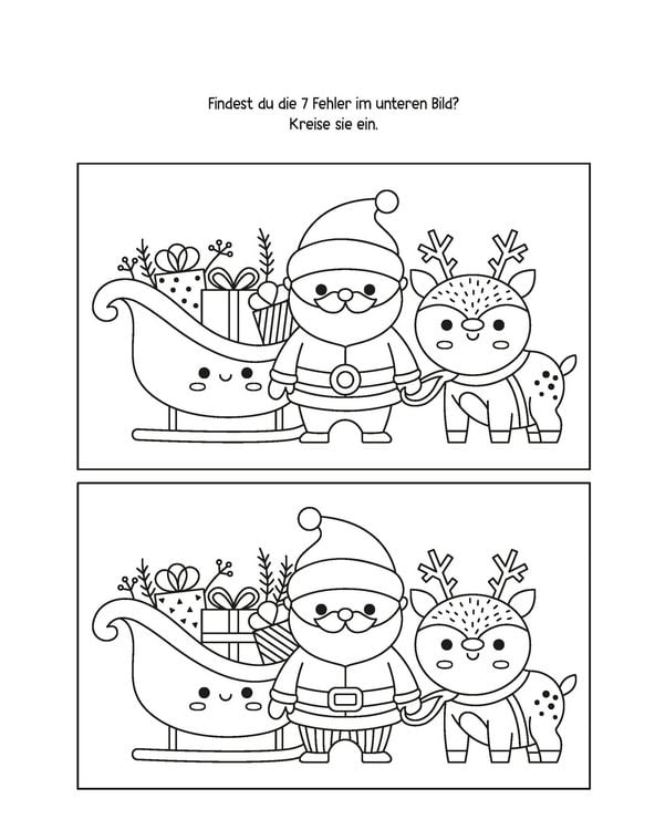 Produktbild: Mein R&auml;tsel-Mal-Spa&szlig; Weihnachten