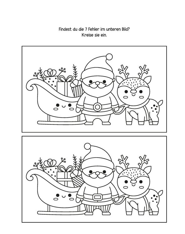Produktbild: Mein R&auml;tsel-Mal-Spa&szlig; Weihnachten