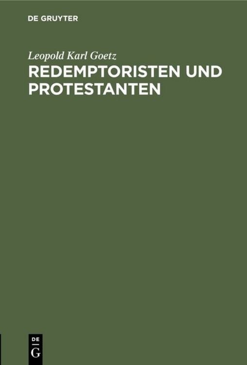 Produktbild: Redemptoristen und Protestanten