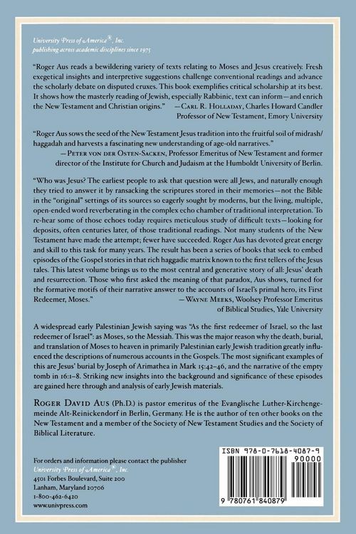 Produktbild: Death, Burial, and Resurrection of Jesus and the Death, Burial, and Translation of Moses in Judaic Tradition