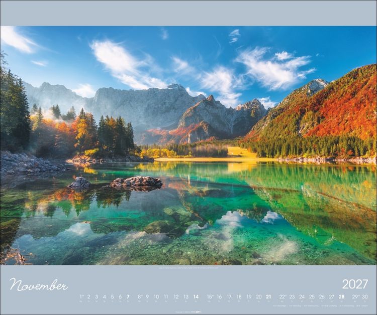 Produktbild: Alpen im Licht Kalender 2027