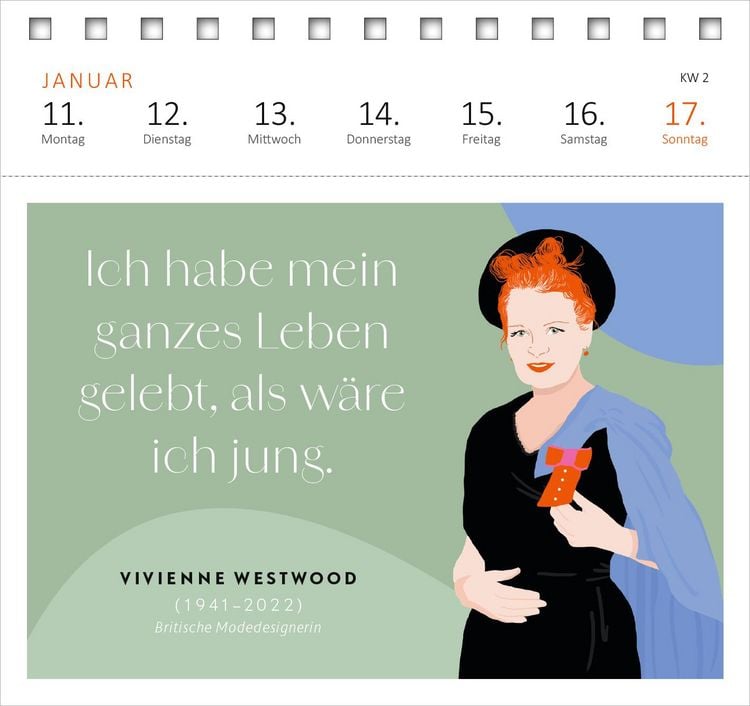 Produktbild: Postkartenkalender Kluge Frauen, die unsere Welt inspirieren 2027