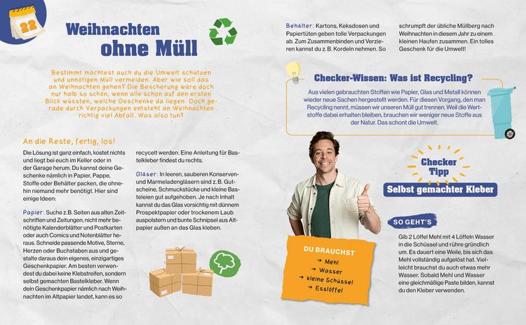 Produktbild: Checker Tobi: Das Adventskalender-Buch: Der X-mas-Check