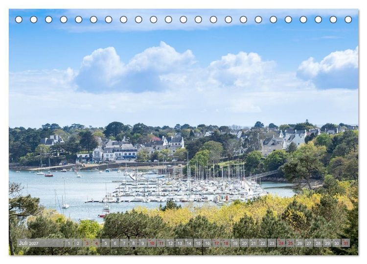 Produktbild: Momente einer Reise - Bretagne (Tischkalender 2027 DIN A5 quer), CALVENDO Monatskalender